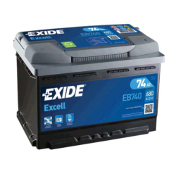 Akumulator Exide excell EB740 74Ah D+