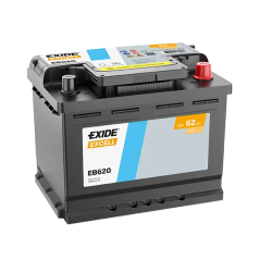 Akumulator Exide excell EB620 62Ah D+ 540A