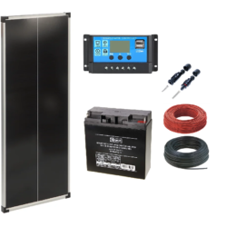 Solarni komplet Mini Zidanica 100W 18-40Ah