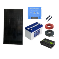 Solarni komplet Brunarica (XL) mppt 240W-1500W 220V 95-100Ah