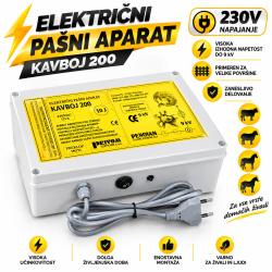 Močan Omrežni Električni Pastir 230V (10J / 9kV) za Dolge Ograje do 200km – SIQ Certificiran za Drobnico in Divjad