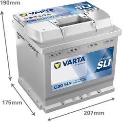 Akumulator VARTA Silver Dynamic 54Ah C30