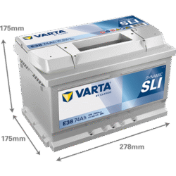 Akumulator VARTA Silver Dynamic 74Ah E38