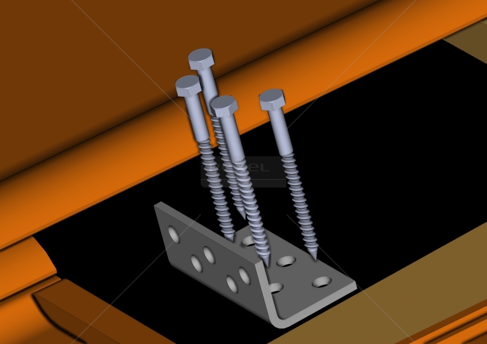 S1 Nosilna konstrukcija za 12 PV modulov (v ravni vrsti) - slika 5