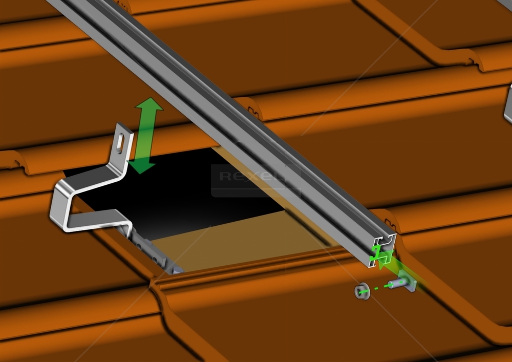 S1 Nosilna konstrukcija za 12 PV modulov (v ravni vrsti) - slika 3