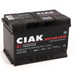 Akumulator CIAK Starter 75Ah D+ 680A