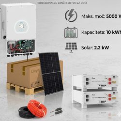 SOLARNI HIBRIDNI KOMPLET DEYE 2,2kWp/5000W/10kWh LI  SODO