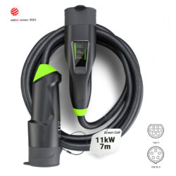 Green Cell Habu Mobile EV Charger 11 kW 7 m Type 2 CEE za polnjenje električnih vozil EV PHEV 2v1 Wallbox z aplikacijo GC