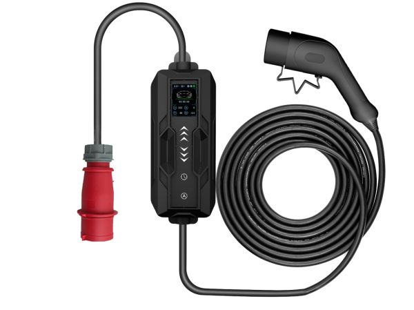 Potovalna polnilna postaja za električna vozila AC Type 2 16A/380V 11kW + vtičnica 230V, 3,7kW 5m + torbica - slika 12