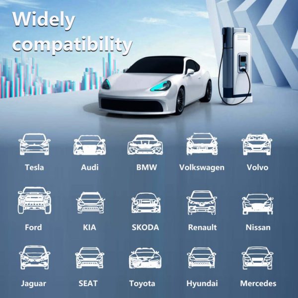 Potovalna polnilna postaja za električna vozila AC Type 2 16A/380V 11kW + vtičnica 230V, 3,7kW 5m + torbica - slika 21