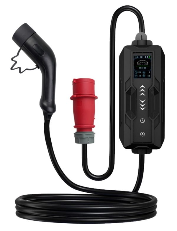 Potovalna polnilna postaja za električna vozila AC Type 2 16A/380V 11kW + vtičnica 230V, 3,7kW 5m + torbica - slika 5