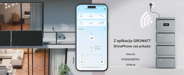 Sončna Elektrarna offgrid 1000W GROWATT NEXA z Baterijo 2kWh - slika 3
