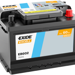 Akumulator EXIDE Excell EB602 (60Ah, 12V, 540A)