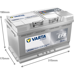Varta Professional Dual Purpose EFB 12V 80Ah – Ena baterija, dvojna moč! 🚐⛵