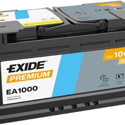 Avtomobilski Akumulator Exide Premium EA1000 12V 100Ah 900A D+ s Carbon Boost 2.0 Tehnologijo