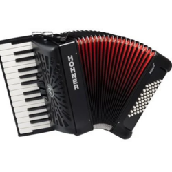 Hohner Bravo II 48 Klavirska harmonika Black