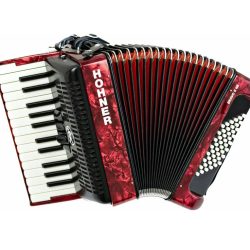 Hohner Bravo II 60 Klavirska harmonika Red