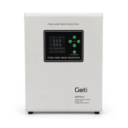 Stenski Brezprekinitveni Napajalnik UPS GEP701LF Čisti Sinus 700W 1000VA za LiFePO4, AGM in GEL Baterije
