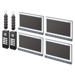 Set videodomofona EM-10AHD z 2 vhodoma za 4 uporabnike